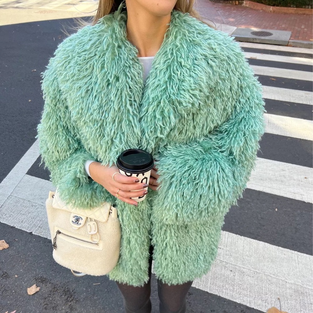 Free People Stargazer fur coat
